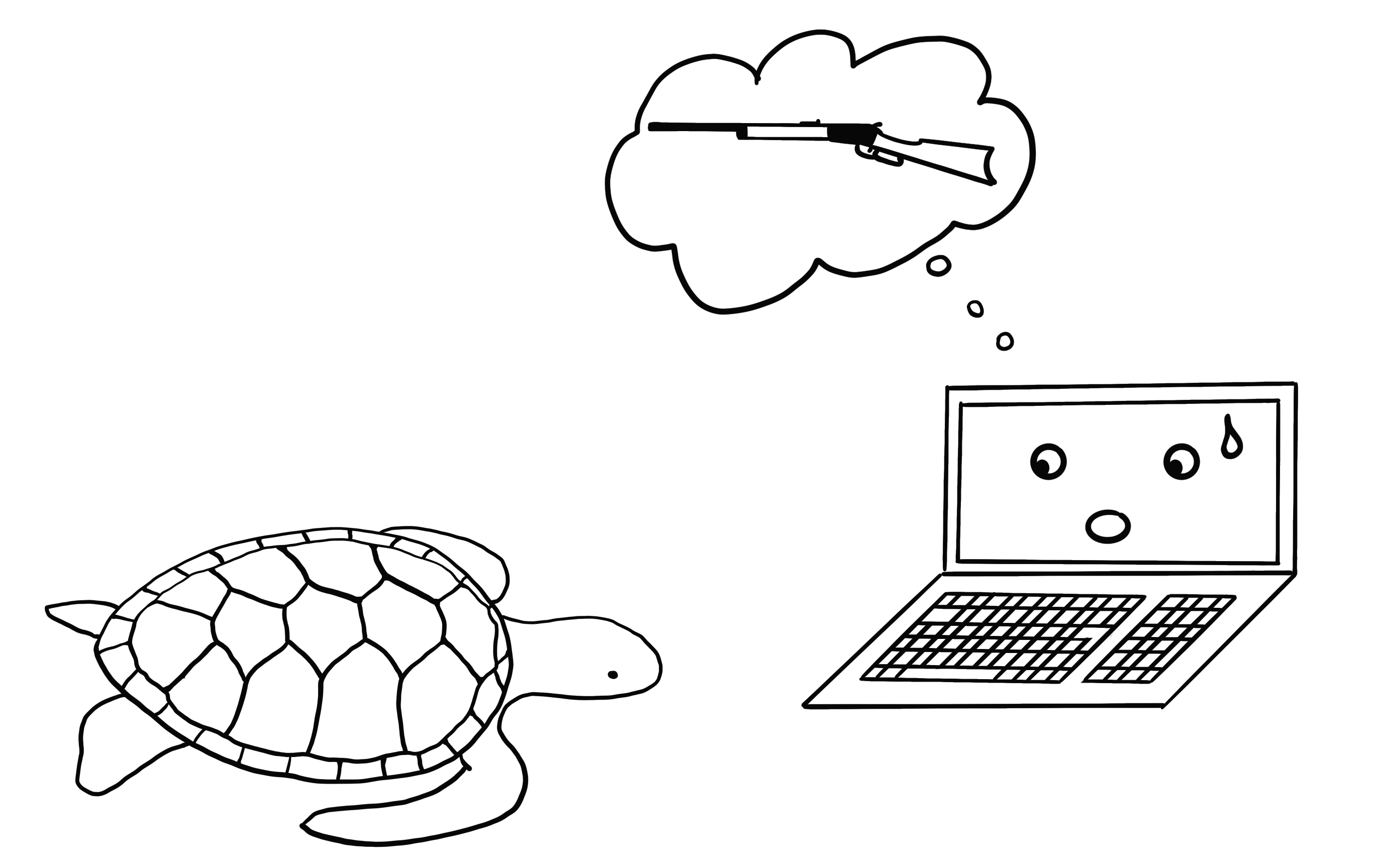 Athalye ら(2017)は、TensorFlow の標準的な訓練済み InceptionV3 分類器にとってはライフルにしか見えない亀を3Dプリンタで作成した。